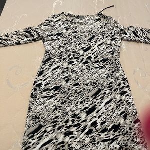 Black and white dress